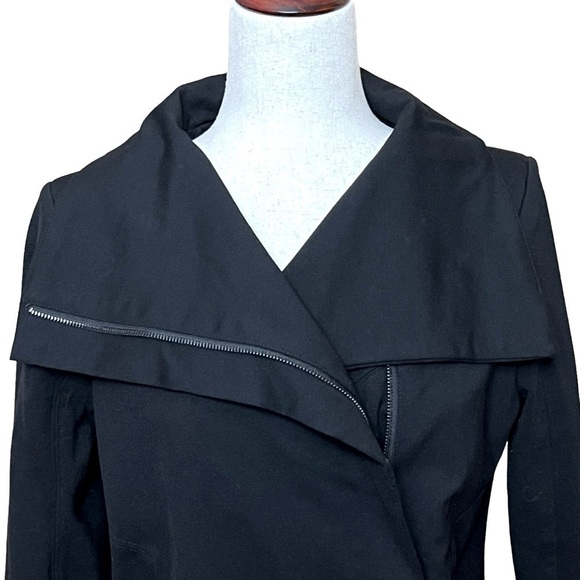 BLANK NYC Scuba Knit Moto Jacket. Revolve. Rayon Spandex Black Size M #926 - Picture 6 of 10